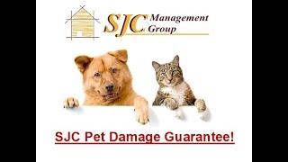 SJC Pet Damage Guarantee