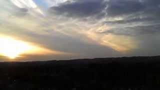 Quad Copter video flying at sunset with the Syma X5C-1