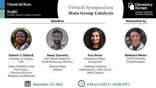 ChemCatChem/EurJIC Joint Virtual Symposium: Main Group Catalysis