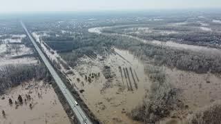 Потоп в Оренбурге Урал разбушевался