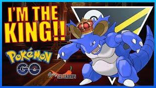 THE KING GETS HIS CROWN!! SHINY CROWNED NIDOKING GAMEPLAY!! | POKÉMON GO BATTLE LEAGUE