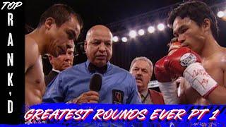 THE GREATEST ROUNDS IN BOXING HISTORY PART 1 | Top Rank'd | Part 2 Premiers May 25