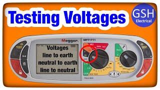 Megger MFT - How to Change the Voltage Settings ️