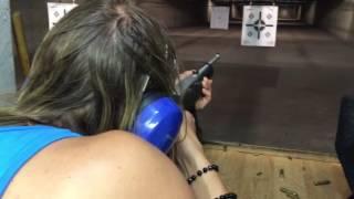 Ryan Muetzel firing the Ruger 10/22