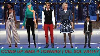 CCing Up Sims 4 Townies Del Sol Valley