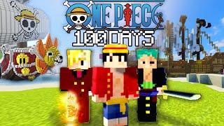 I Survived Minecraft One Piece For Another 100 Days… This Is What Happened