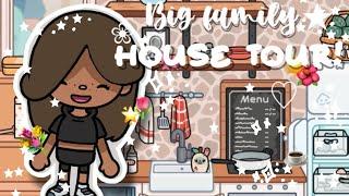 Big family house tour!! ️ || *with voice* ️|| *aesthetic* || Ali’s Toca