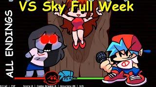 VS Sky Full Week [ALL ENDINGS / BOT] - Friday Night Funkin Mod