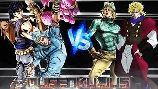 Johnny Joestar & Jonathan vs Dio Phantom Blood & Diego Brando AU [JoJo] ANIME MUGEN JUS