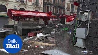 Italy floods: Fierce cyclonic storm causes chaos in southern Italy