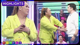 Luis, tinamaan sa mangga joke ni Negi | Rainbow Rumble