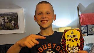 10 year old kid couldn't handle the Paqui One Chip Challenge 