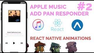 #2 Apple Music UI Pan Animation | React Native