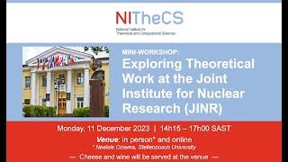 2023-12-11: NITheCS Mini-workshop: 'Exploring Theoretical Research  ... Prof Sergei Rakitianski