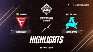 Falcon Esports vs Aurora Gaming HIGHLIGHTS M6 World Championship | RORA vs FCON ESPORTSTV