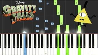 Gravity Falls - Opening Theme/Weirdmageddon [Piano Tutorial]