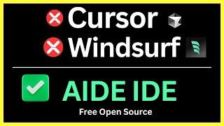 Aide IDE: NEW AI Editor - FREE Cursor + Windsurf Alternative! Opensource + Local!