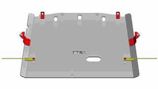 Mitsubishi Pajero BK Gear Skid Plate