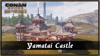 HOW TO BUILD A YAMATAI CASTLE [SPEED BUILD] - CONAN EXILES