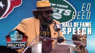 Ed Reed FULL Hall of Fame Speech | 2019 Pro Football Hall of Fame | NFL