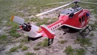 RC Aerodyne EC145 450 - Walk Around Video.AVI