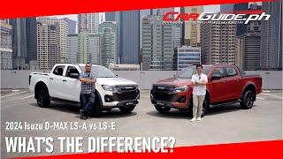 2024 Isuzu D-MAX LS-A vs LS-E: What's The Difference? | CarGuide.PH