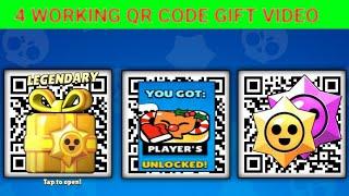 4 QR CODE  REAL GIVEAWAY QR CODE  NEW QR CODE  BRAWL STARS