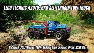 LEGO Technic 42070: 6x6 All Terrain Tow Truck In-depth Review & Speed Build [4K]