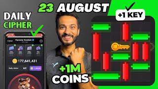 23 August Mini Game Puzzle and Daily Cipher Hamster Kombat | How to Solve Mini Game Puzzle