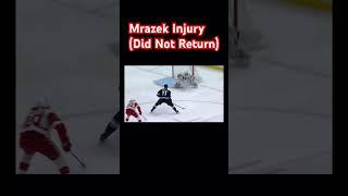 Petr Mrazek Injury March 24,2025 #hockey #highlights #nhl #lgrw