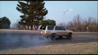 Toyota 5vz 3.4 V6 TRD Supercharger and Turbo Burnout