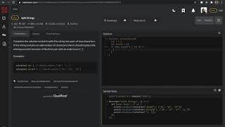 CodeWars || Split Strings || JavaScript || Code Challenge