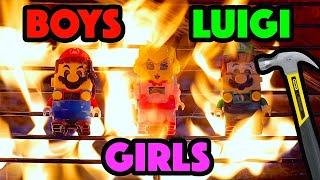 Bored Smashing - LEGO MARIO, LUIGI & PEACH