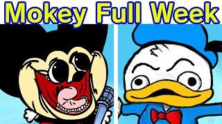 Friday Night Funkin' VS Mokey + Grooby FULL WEEK (FNF Mod) (Sr Pelo Mokey's Show/Mickey Mouse Krima)