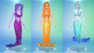 Dazzlings превращаются в русалок - The Sims 4