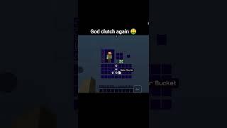 God Clutch again in Minecraft #music #trending #minecraft #shortsfeed #gaming