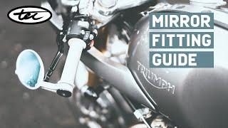 TEC Mirror Fitting Guide - RE Interceptor 650, Triumph & Universal