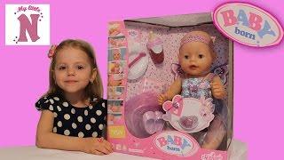 Мисс Кейти и Мистер Макс подарили Беби Борн  распаковка Miss Katy Mister Max Baby Born Doll unboxing