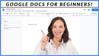 BEGINNERS GUIDE HOW TO USE GOOGLE DOCS! Learning the basics of Google Docs