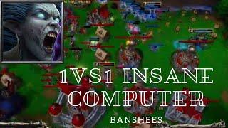 Warcraft 3 Reforged 1vs1 Insane Computer | Undead vs Human | Concealed Hill - Heroes & Banshees