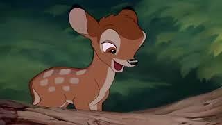 Bambi Thumper teaches Bambi to walk and speak HD