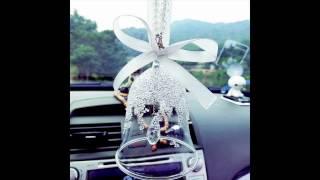 Girly car decoration ideas  cover and charms for Mirror