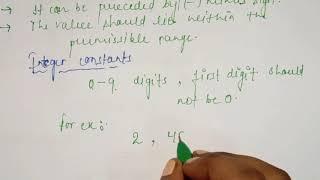 #clanguagetutorial #8:constants in c | c language tutorial | problem solving & programming| mcs011