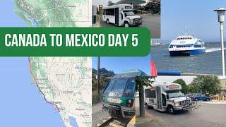 We Traveled From Oregon to San Francisco on Local Transit in One Day (Canada to Mexico Day 5)