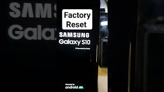 How to Factory Reset Hard Reset Samsung Galaxy S10