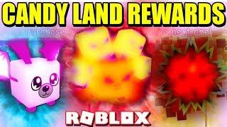 BUYING ALL CANDY LAND REWARDS In Bubble Gum Simulator! (Roblox)