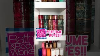 Bath & Body Works Perfume Dupes  #bathandbodyworks #perfumedupes