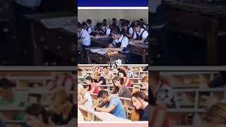 #school girl vs #college girl #drawing #and #crafting #with #afsheen 