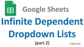 Бесконечные Зависимые Выпадающие Списки в Google Sheets (часть 2)