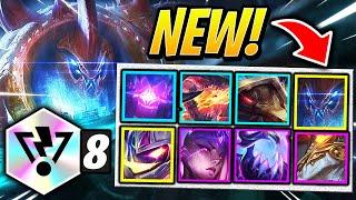 THE 8 THREAT DREAM TEAM?! - SET 8 Teamfight Tactics TFT Champions Reveal PBE Gameplay Guide
